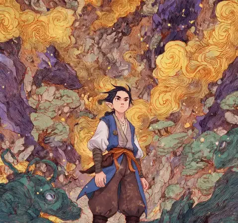 奇幻冒险题材漫画作品封面样例